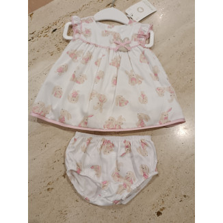 Vestido + Braga Rosa Baby