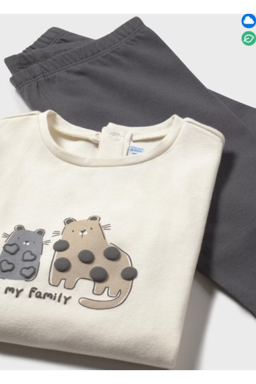 Conjunto Leggings 3p Plomo