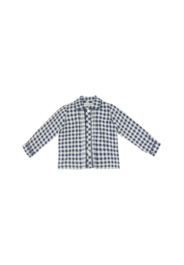 Conjunto 2p Cuadros Azul