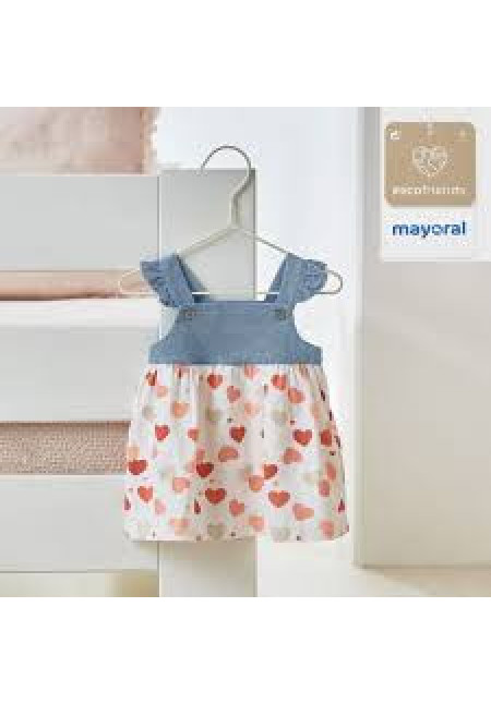 Vestido Apricot Corazones