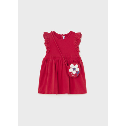 Vestido + Bolso Rojo