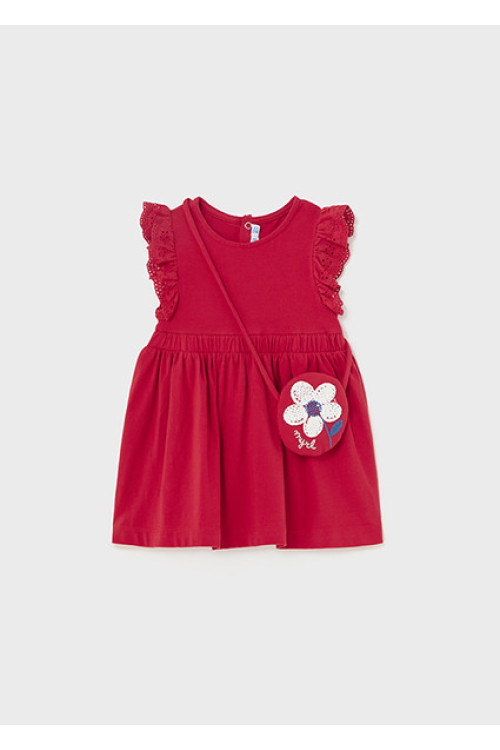 Vestido + Bolso Rojo