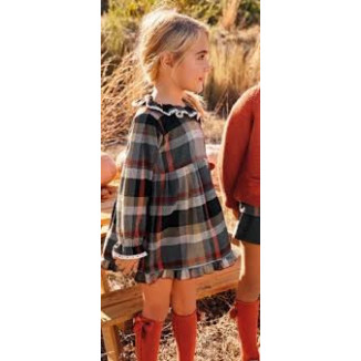 Vestido Cuadros Caldera