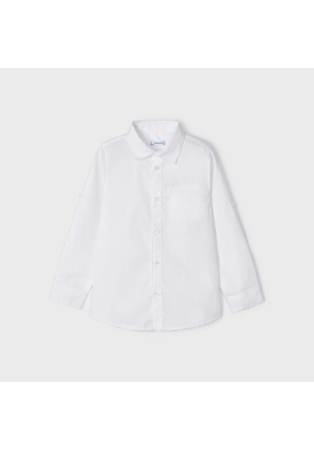 Camisa Larga Blanco