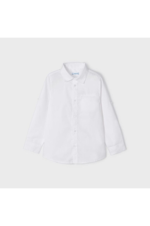 Camisa Larga Blanco