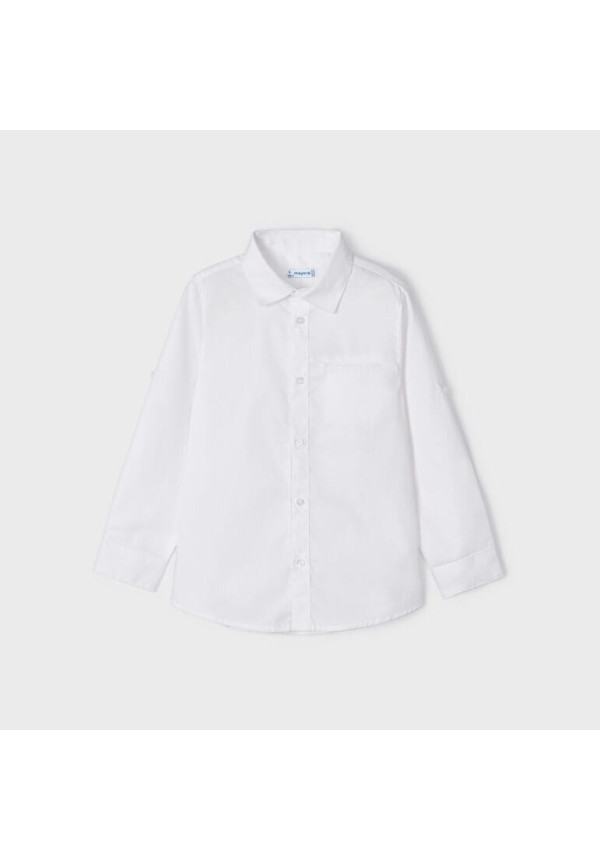 Camisa Larga Blanco