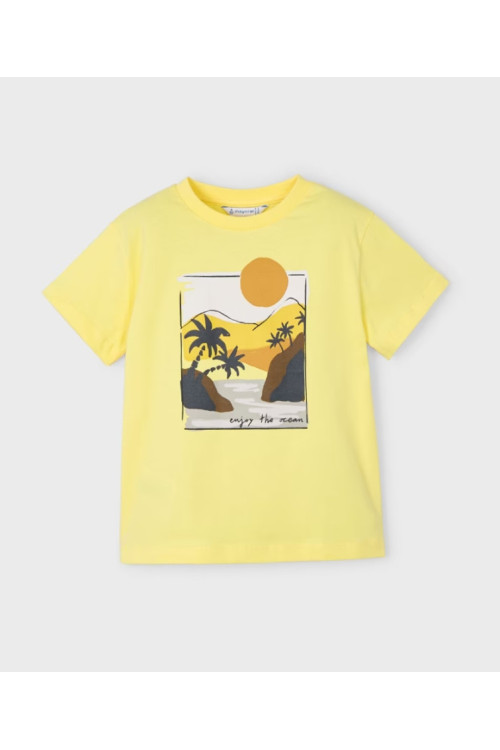 Camiseta Beach Amarillo