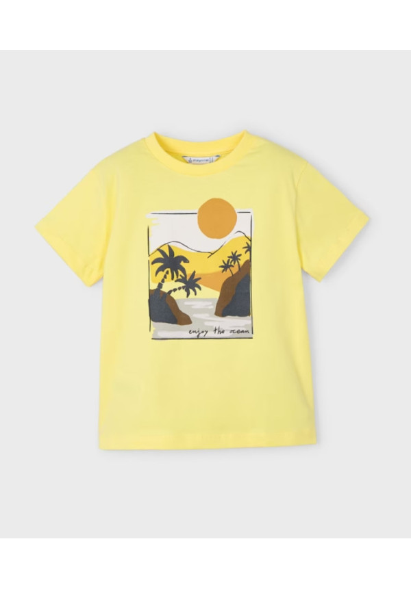Camiseta Beach Amarillo