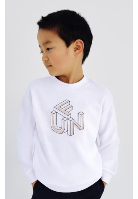 Sudadera Blanco Fun