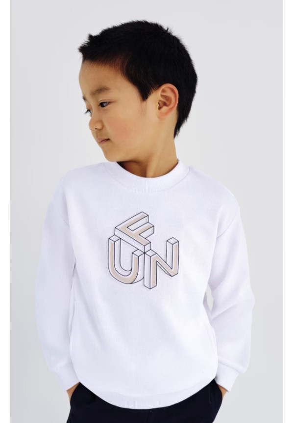 Sudadera Blanco Fun