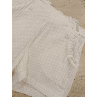 Pantalón Corto Blanco
