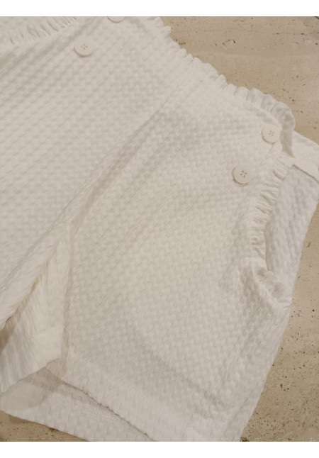 Pantalón Corto Blanco