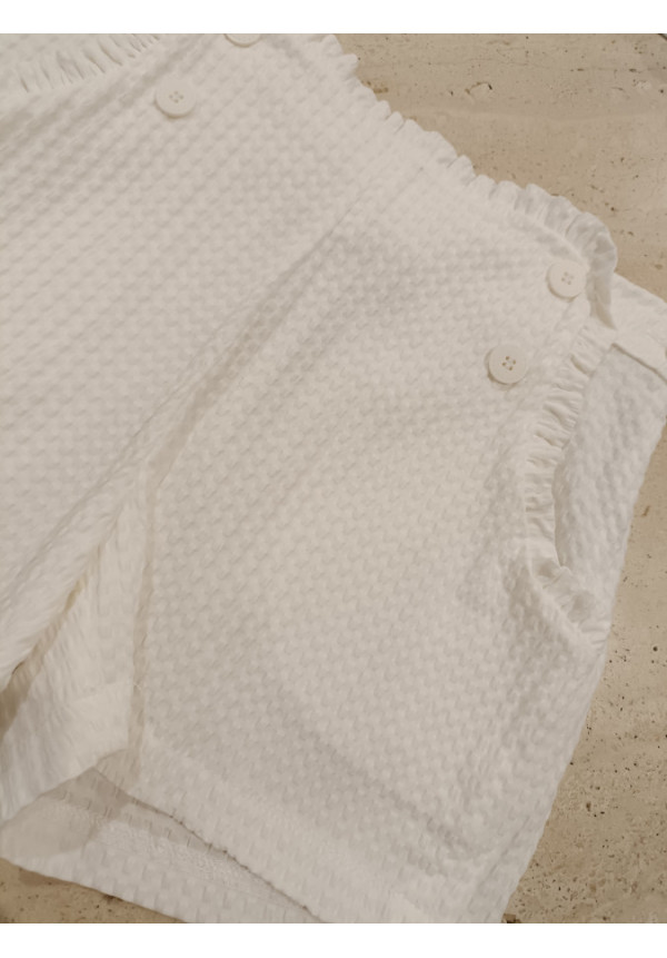 Pantalón Corto Blanco