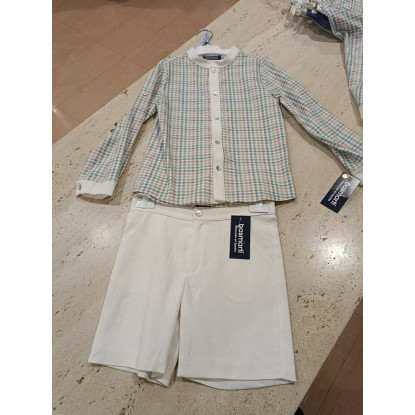 Conjunto 2p Cuadros/Blanco