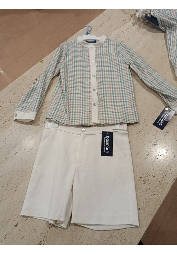 Conjunto 2p Cuadros/Blanco