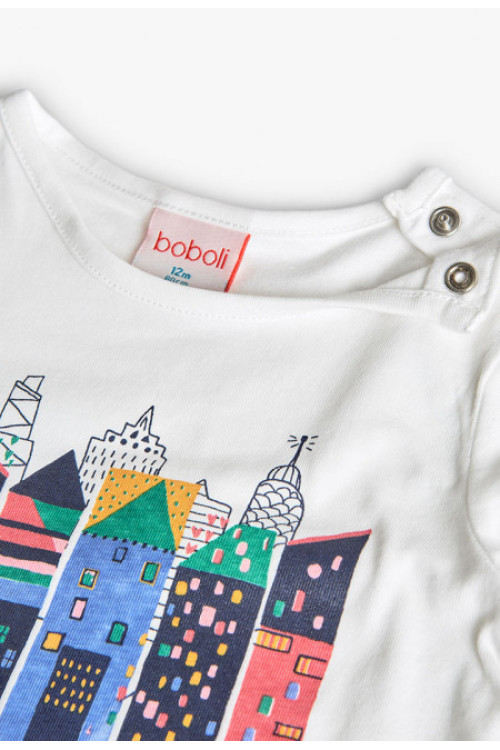 Camiseta Estampada Cuadritos