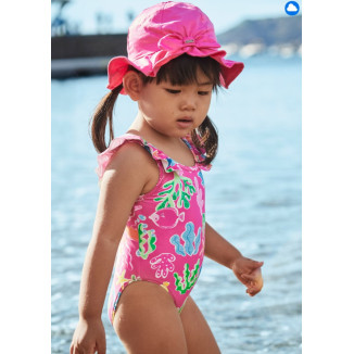 Bañador Estampado Fucsia