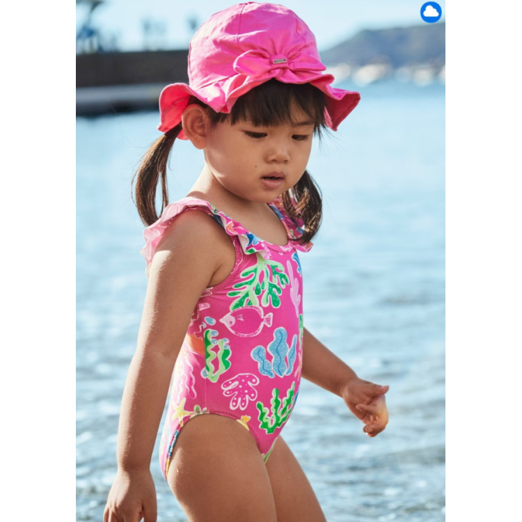 Bañador Estampado Fucsia