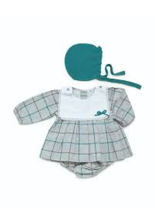 Vestido + Braga Cuadros Gris