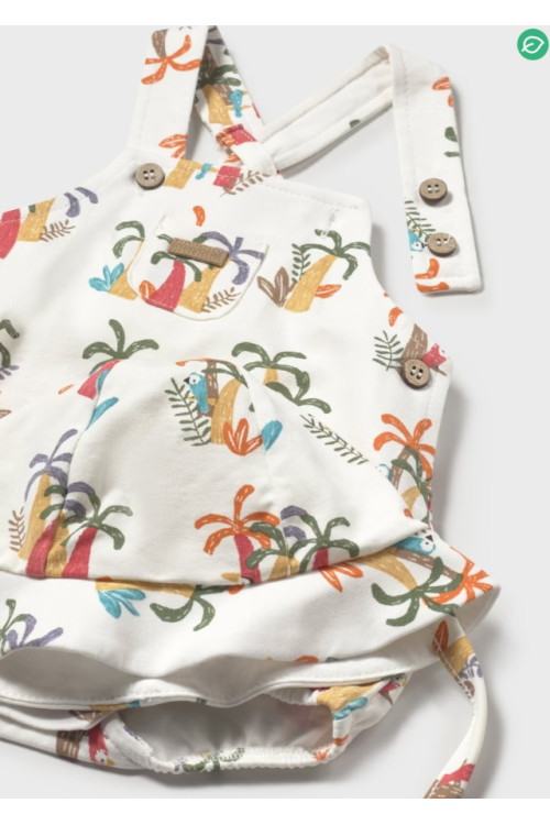 Peto 2p Estampado Palmeras 