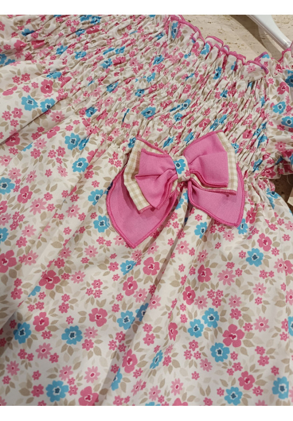 Vestido Estampado Rosa