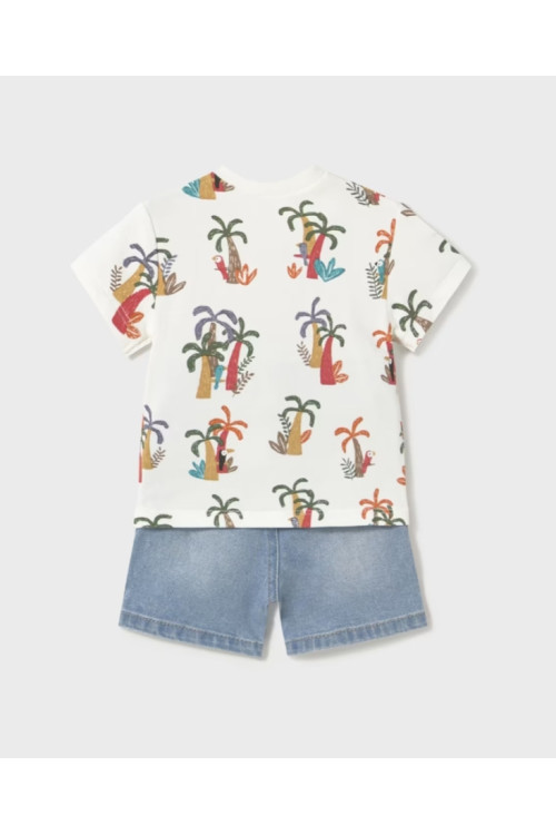 Conjunto 2p Estampado Palmeras