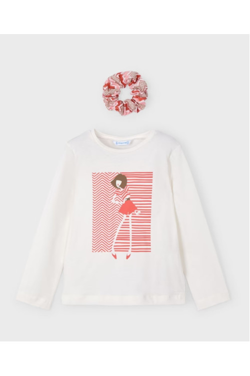 Camiseta M/L + Coletero Hueso