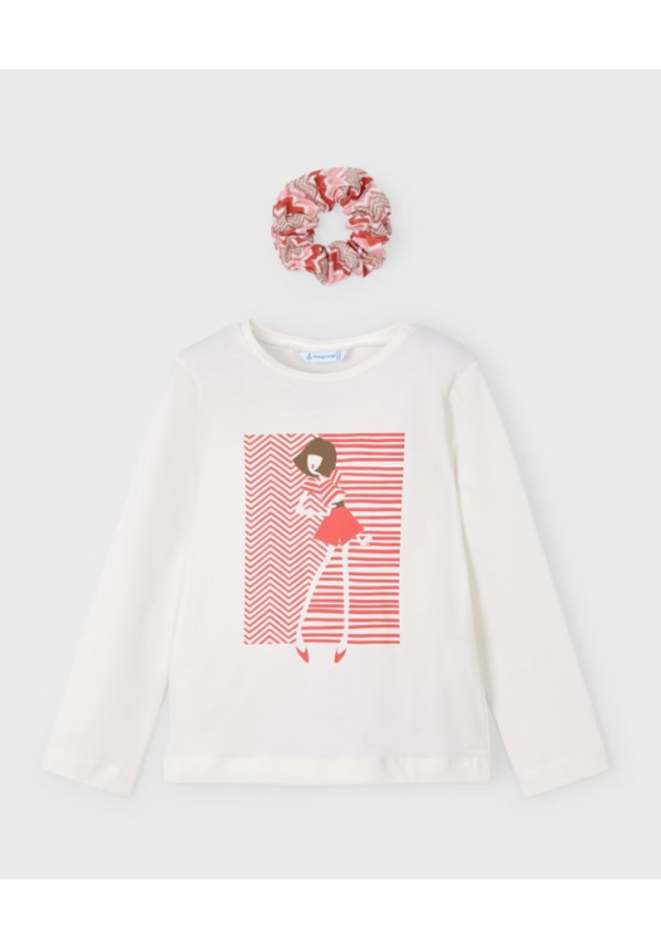 Camiseta M/L + Coletero Hueso