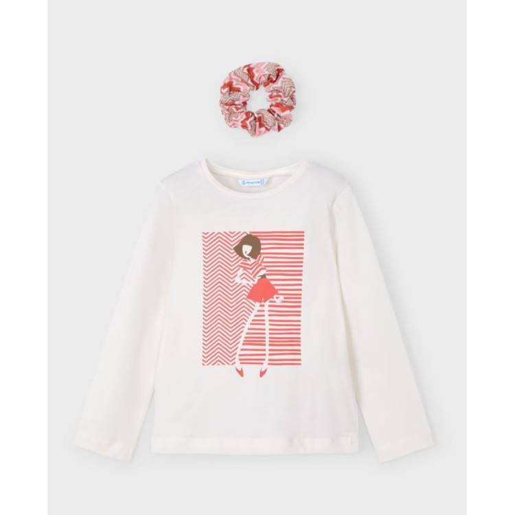 Camiseta M/L + Coletero Hueso