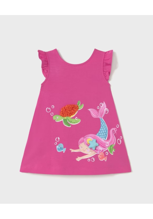 Vestido Fucsia Sirena