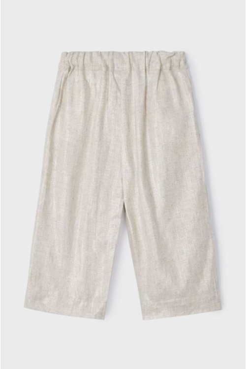 Pantalón Largo Lino Brillante