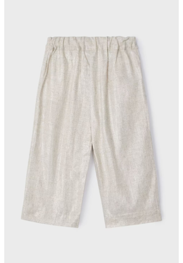 Pantalón Largo Lino Brillante