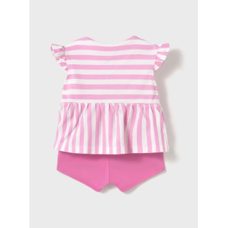 Conjunto 2p Tulipan Rayas