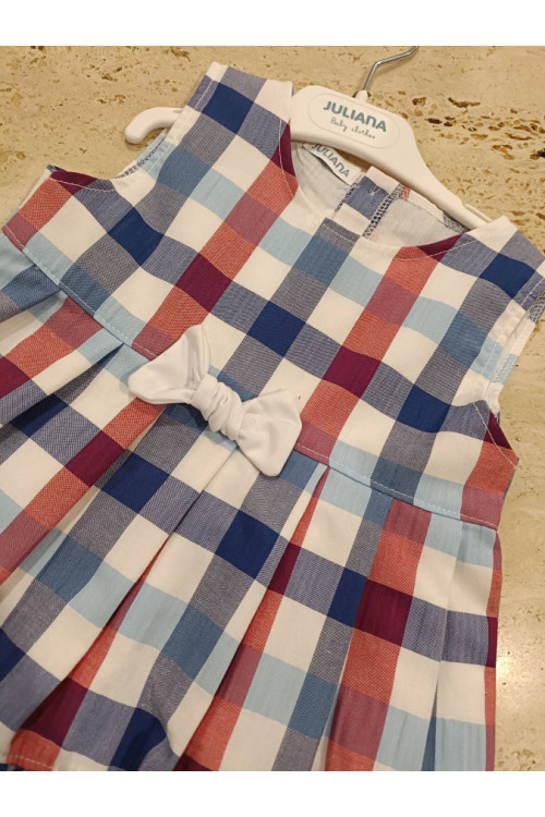 Vestido 2 Volantes Cuadros