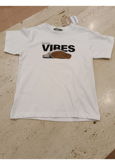 Camiseta Good Vibes Blanco