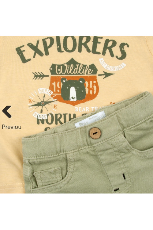 Conjunto 2p Explorers Vainilla