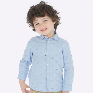 Camisa Escudos Celeste