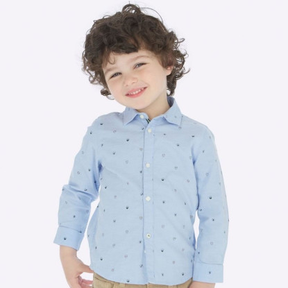 Camisa Escudos Celeste