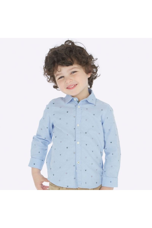 Camisa Escudos Celeste