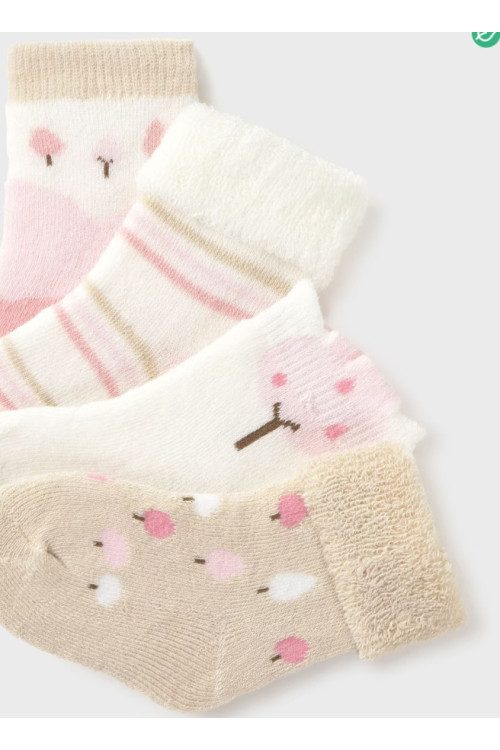 Set 4 Calcetines Rosa