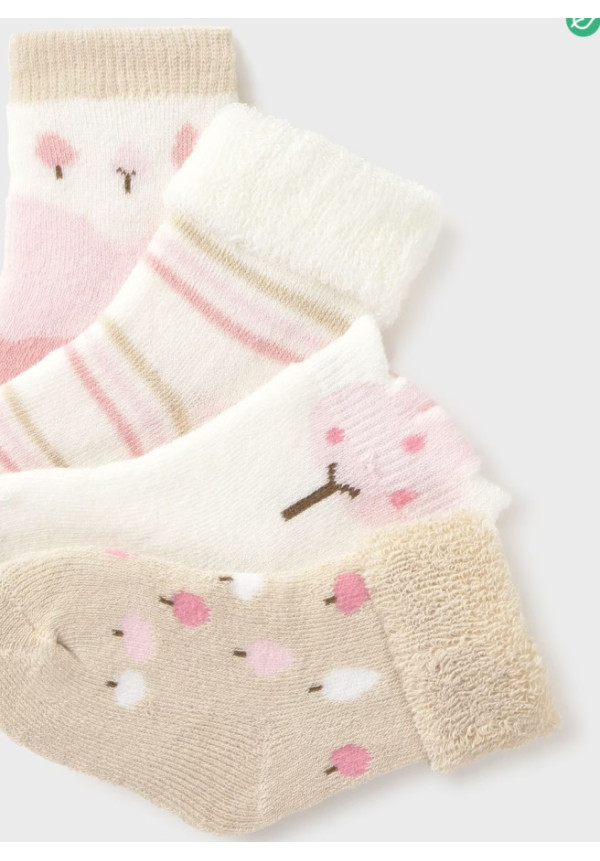 Set 4 Calcetines Rosa
