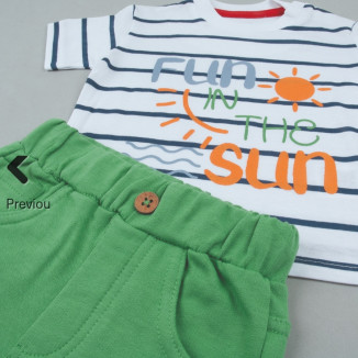 Conjunto 2p Fun Verde