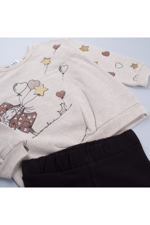 Conjunto Leggins 2p Beig