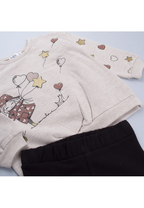 Conjunto Leggins 2p Beig