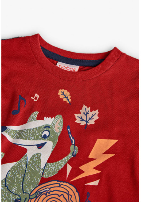Camiseta M/L Zorro Rojo