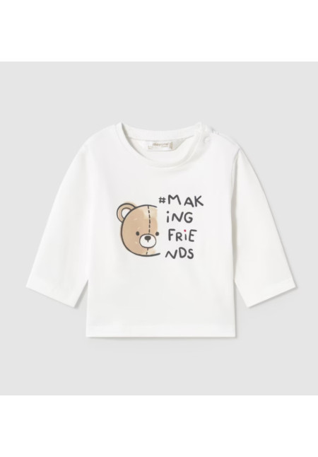 Camiseta M/L Oso Blanco