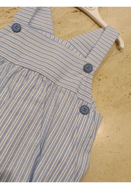 Peto Azul Rayas/Blanco