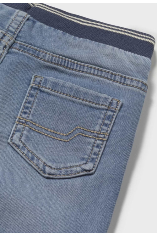 Pantalón Vaquero Jogger Azul Medio