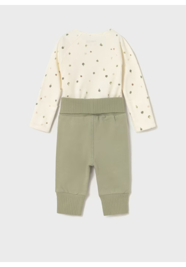 Conjunto 2p Verde/Beige