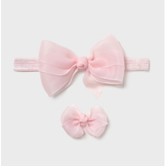 Set Cinta Pelo + Pinza Rosa